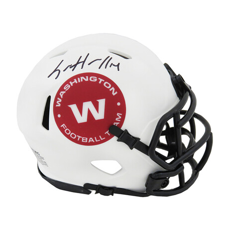 Sam Howell // Signed Washington Football Team Lunar Eclipse Riddell Speed Mini Helmet