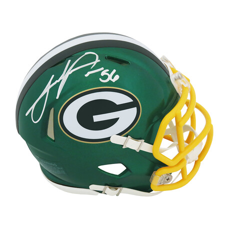 Julius Peppers // Signed Green Bay Packers FLASH Riddell Speed Mini Helmet