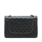 Chanel Big Matelasse Caviarskin Double flap Double chain bag Black Gold Metal fittings 21197505
