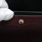 Chanel Big Matelasse Caviarskin Double flap Double chain bag Black Gold Metal fittings 21197505