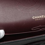 Chanel Big Matelasse Caviarskin Double flap Double chain bag Black Gold Metal fittings 21197505