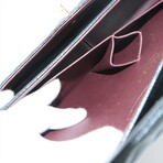 Chanel Big Matelasse Caviarskin Double flap Double chain bag Black Gold Metal fittings 21197505