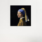 Girl with a Pearl Earring by Johannes Vermeer (18"H x 18"W x 1.5"D)