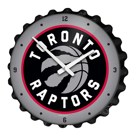 Toronto Raptors // Bottle Cap Wall Clock