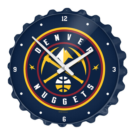 Denver Nuggets // Bottle Cap Wall Clock