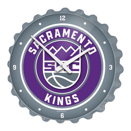 Sacramento Kings // Bottle Cap Wall Clock