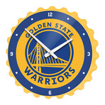 Golden State Warriors // Bottle Cap Wall Clock