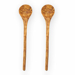 Olivewood Round-Mouth Spoon // Set Of 2