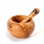 Olive Wood Mortar & Pestle