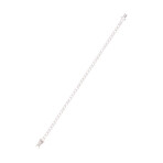 9k White Gold Rivière Diamond Bracelet // 6.5"