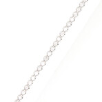 9k White Gold Rivière Diamond Bracelet // 6.5"