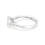 18k White Gold Solitaire Royal Diamond Ring (Ring Size: 5.5)