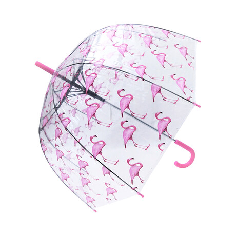 Pink Flamingo Straight Transparent