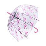 Pink Flamingo Straight Transparent