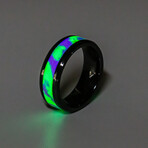 Joker Lume Ring In Black ceramic (9.5)