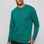 Crew Neck Sweatshirt // Emerald Green (XS)