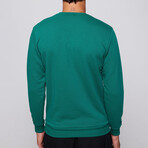 Crew Neck Sweatshirt // Emerald Green (XS)