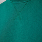 Crew Neck Sweatshirt // Emerald Green (XS)