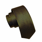 Handmade Silk Tie // Yellow + Black