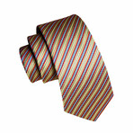 Handmade Silk Tie // Multicolor Stripes