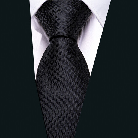 Handmade Silk Tie // Black