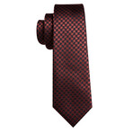 Handmade Silk Tie // Dark Red