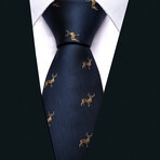 Handmade Silk Tie // Navy