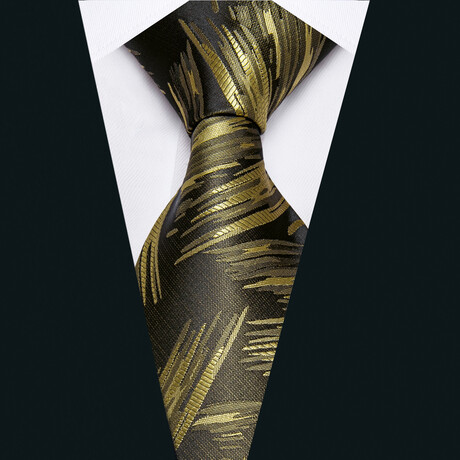 Handmade Silk Tie // Olive