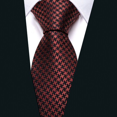 Handmade Silk Tie // Dark Red