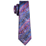 Handmade Silk Tie // Red + Blue