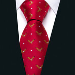 Handmade Silk Tie //  Red