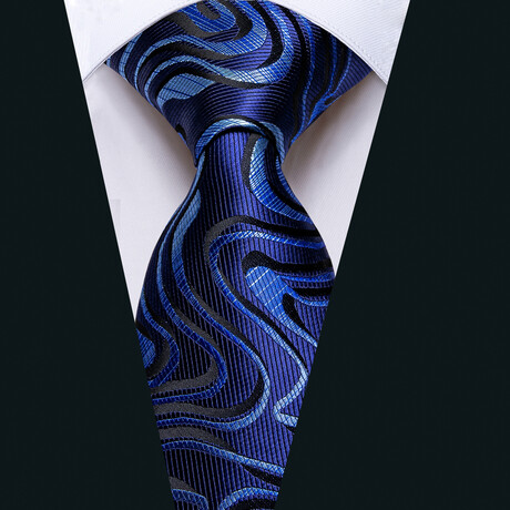 Handmade Silk Tie // Blue