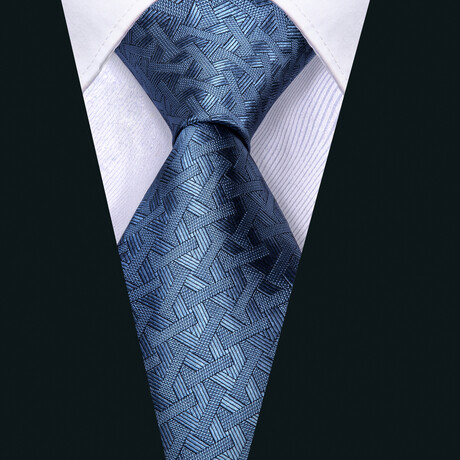 Handmade Silk Tie // Dusk Blue