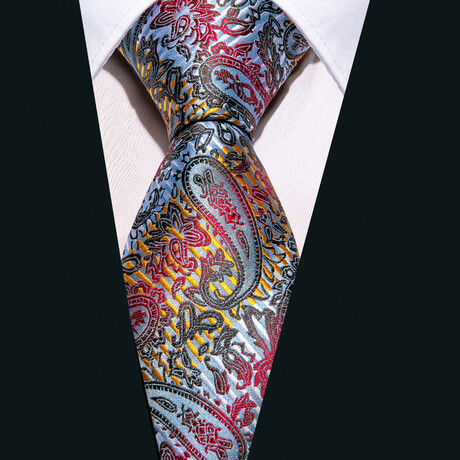 Handmade Silk Tie // Multicolor Plaid