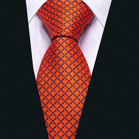 Handmade Silk Tie // Orange