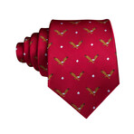 Handmade Silk Tie //  Red