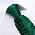 Handmade Silk Tie //  Green