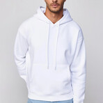 Hooded Sweatshirt // White (XL)