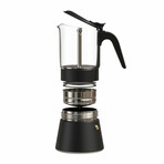 ClearBrew Moka Pot // 240ml (Black)