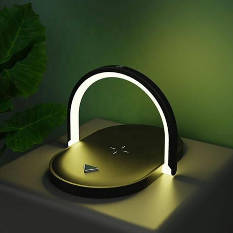 Lift A Lamp // Wireless Charging Night Light // Black