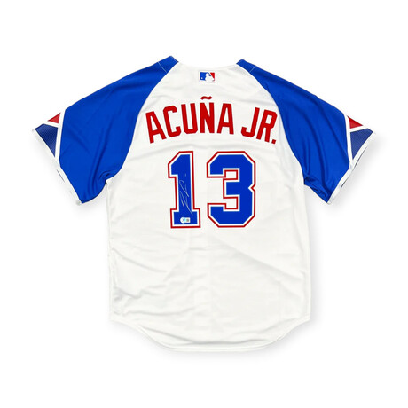 Ronald Acuna Jr. // Atlanta Braves // Autographed City Connect Jersey