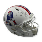 Tom Brady // New England Patriots // Autographed Throwback Authentic Helmet