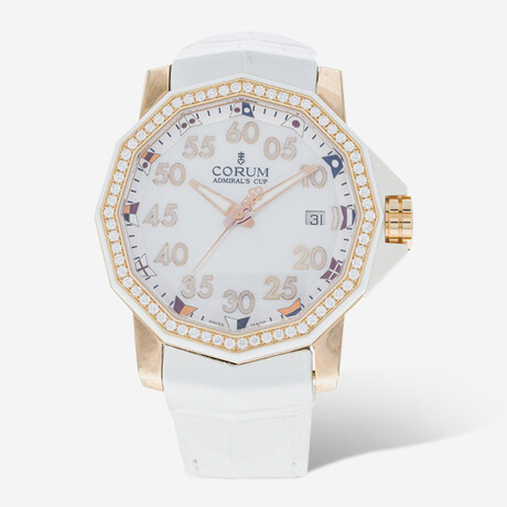 Corum Ladies Admiral's Cup Competition 40 Diamond Automatic // A082/00462 // Unworn