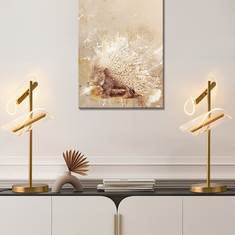 Acrylic Table Lamp // Set of 2