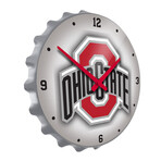 Ohio State Buckeyes // Bottle Cap Wall Clock