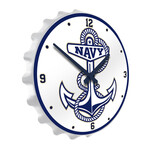 Navy Midshipmen // Anchor - Bottle Cap Wall Clock
