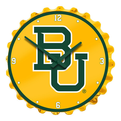 Baylor Bears // Bottle Cap Wall Clock