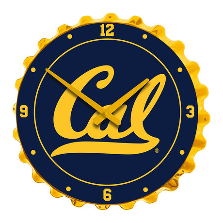 Cal Bears // Bottle Cap Wall Clock