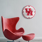 Houston Cougars // Bottle Cap Wall Clock