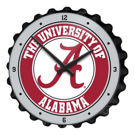 Alabama Crimson Tide // Bottle Cap Wall Clock